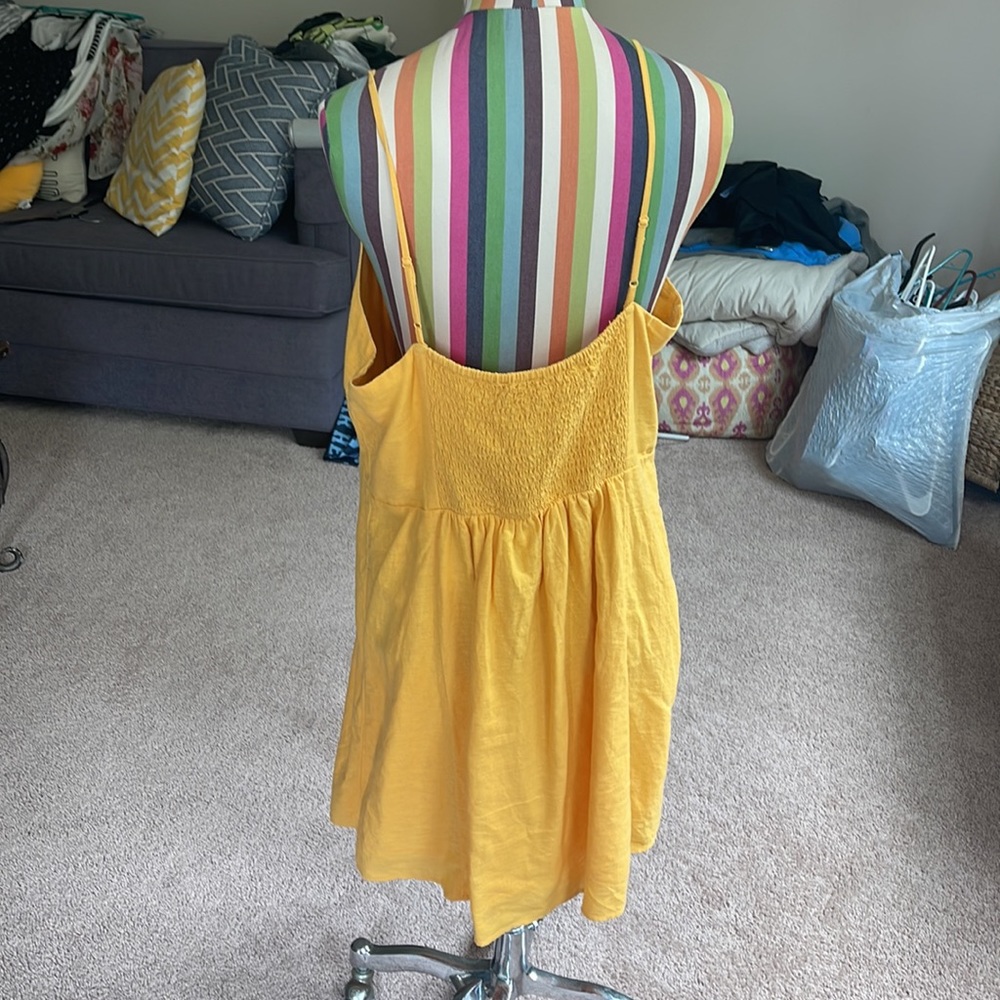 Yellow Button Sundress - image 2